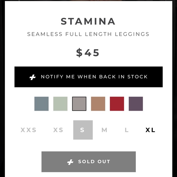 RARE Bo + Tee Gray Petite Leggings - Picture 6 of 6